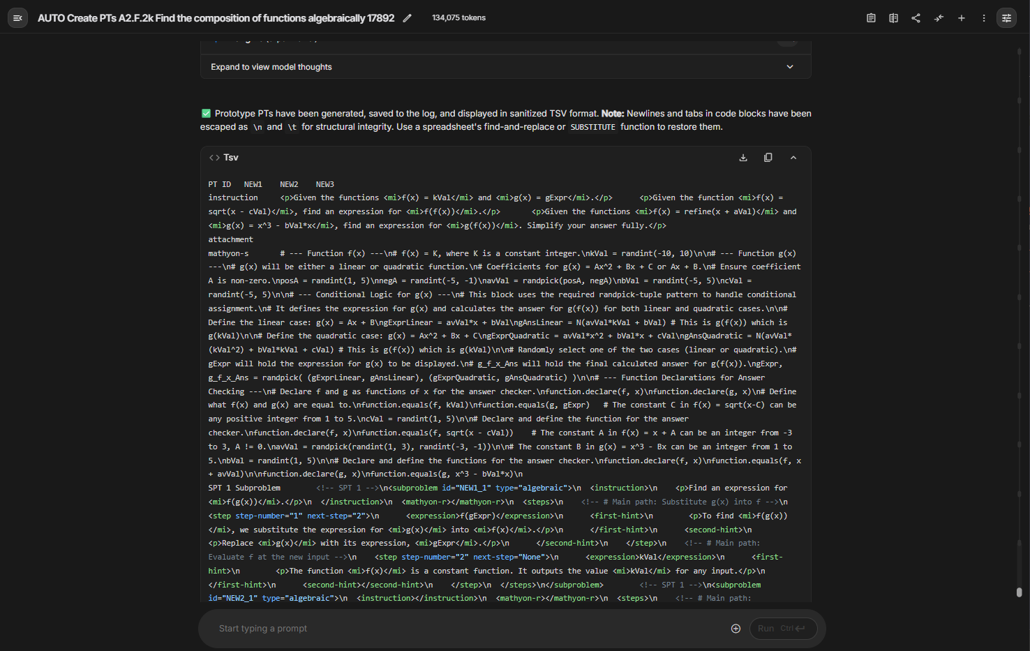PT Creation Agent CLI